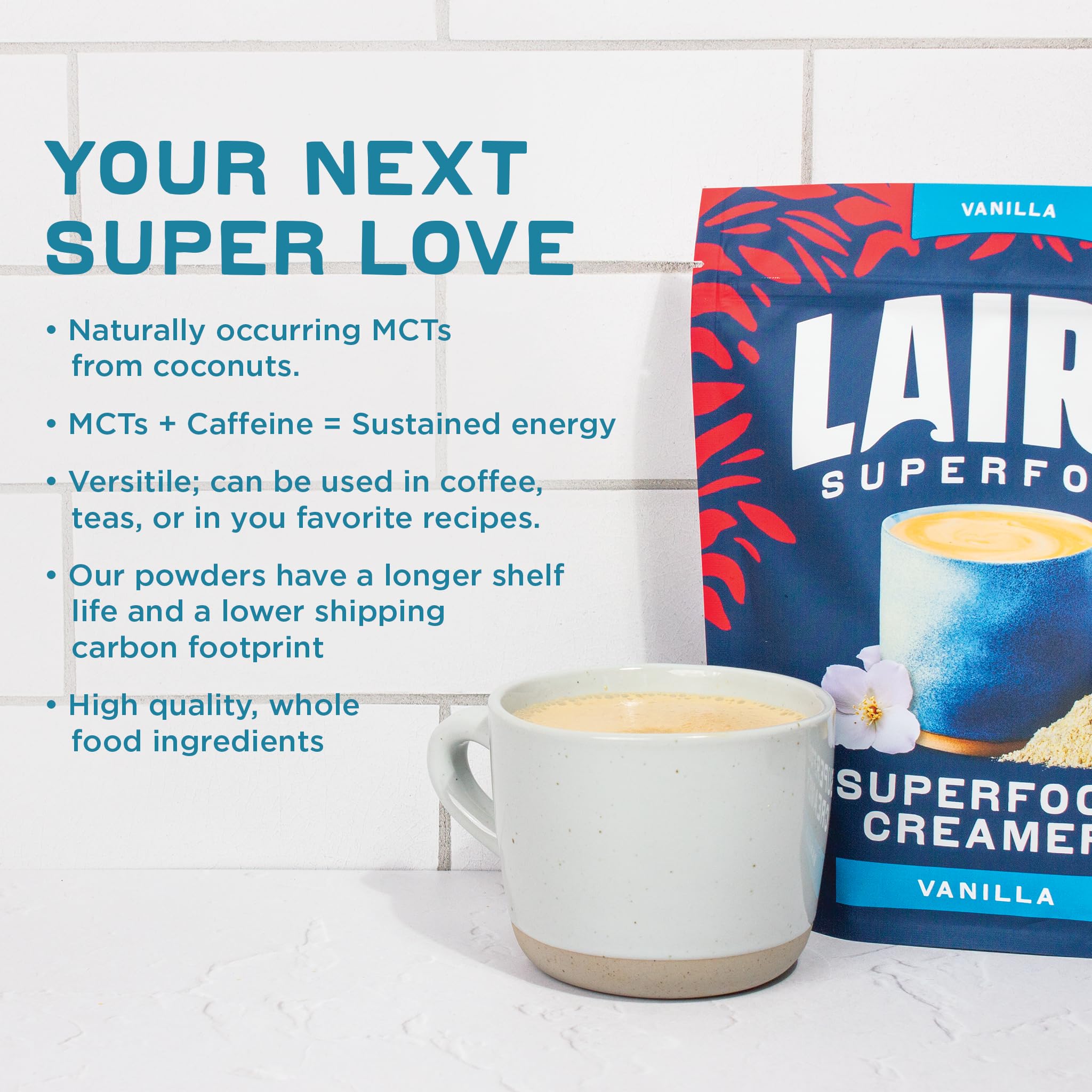 Foto 7 pulgar | Crema De Café Laird Superfood  Vainilla Sin Lácteos  Bolsa De 240 Ml - Venta Internacional.