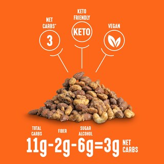 Foto 4 | Nueces Confitadas Lakanto Glaseadas Con Canela Sin Azúcar Veganas 150 G - Venta Internacional.
