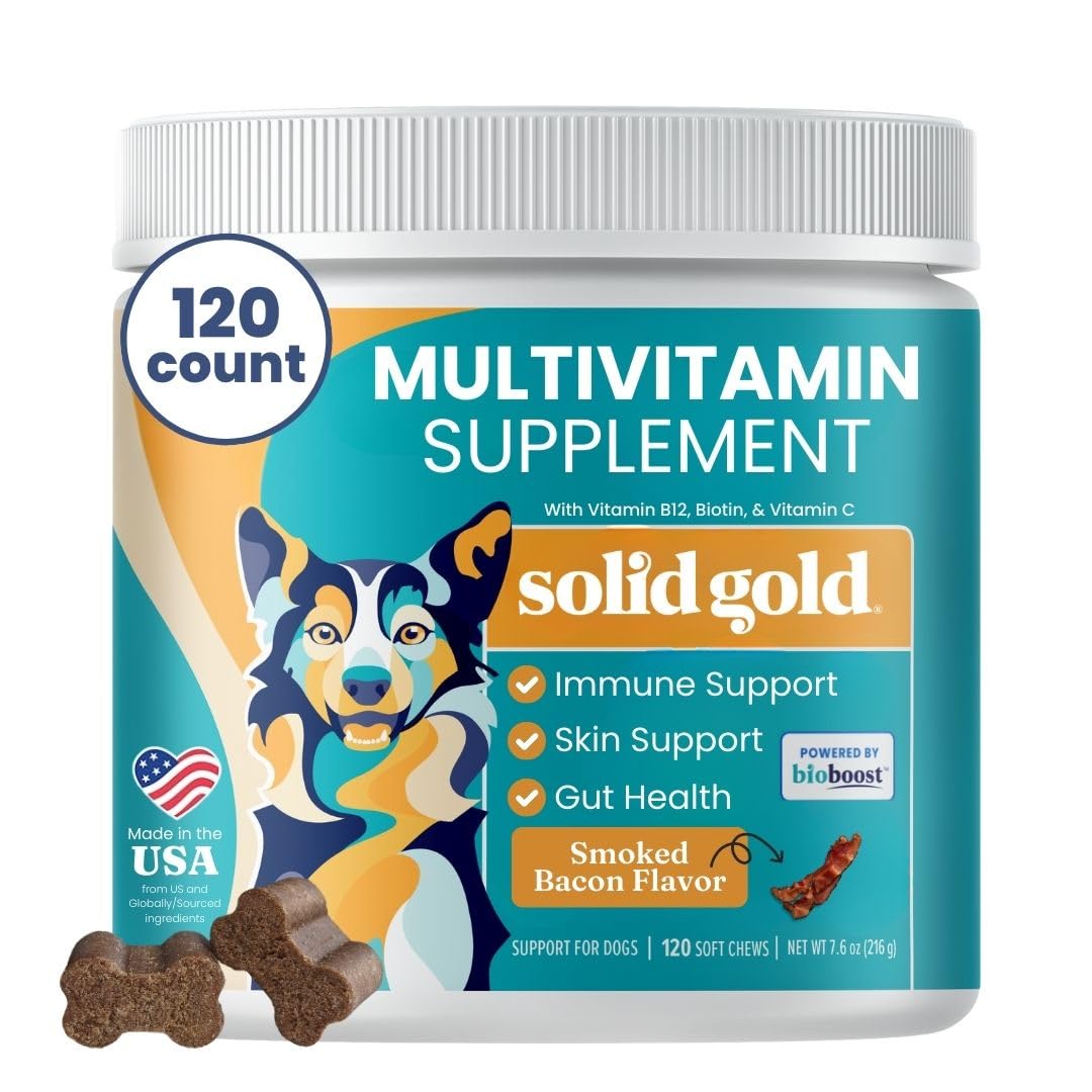 Foto 2 pulgar | Multivitamínico Para Perros Solid Gold Soft Chew Con Probióticos  120 Unidades - Venta Internacional.
