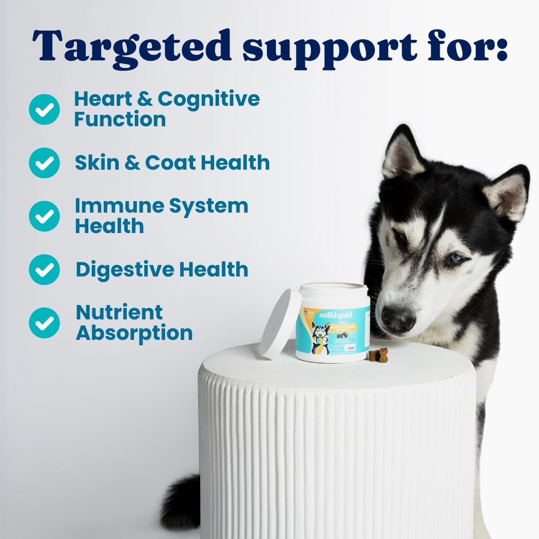 Foto 4 pulgar | Multivitamínico Para Perros Solid Gold Soft Chew Con Probióticos  120 Unidades - Venta Internacional.