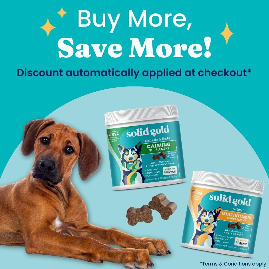 Foto 4 | Multivitamínico Para Perros Solid Gold Soft Chew Con Probióticos  120 Unidades - Venta Internacional.