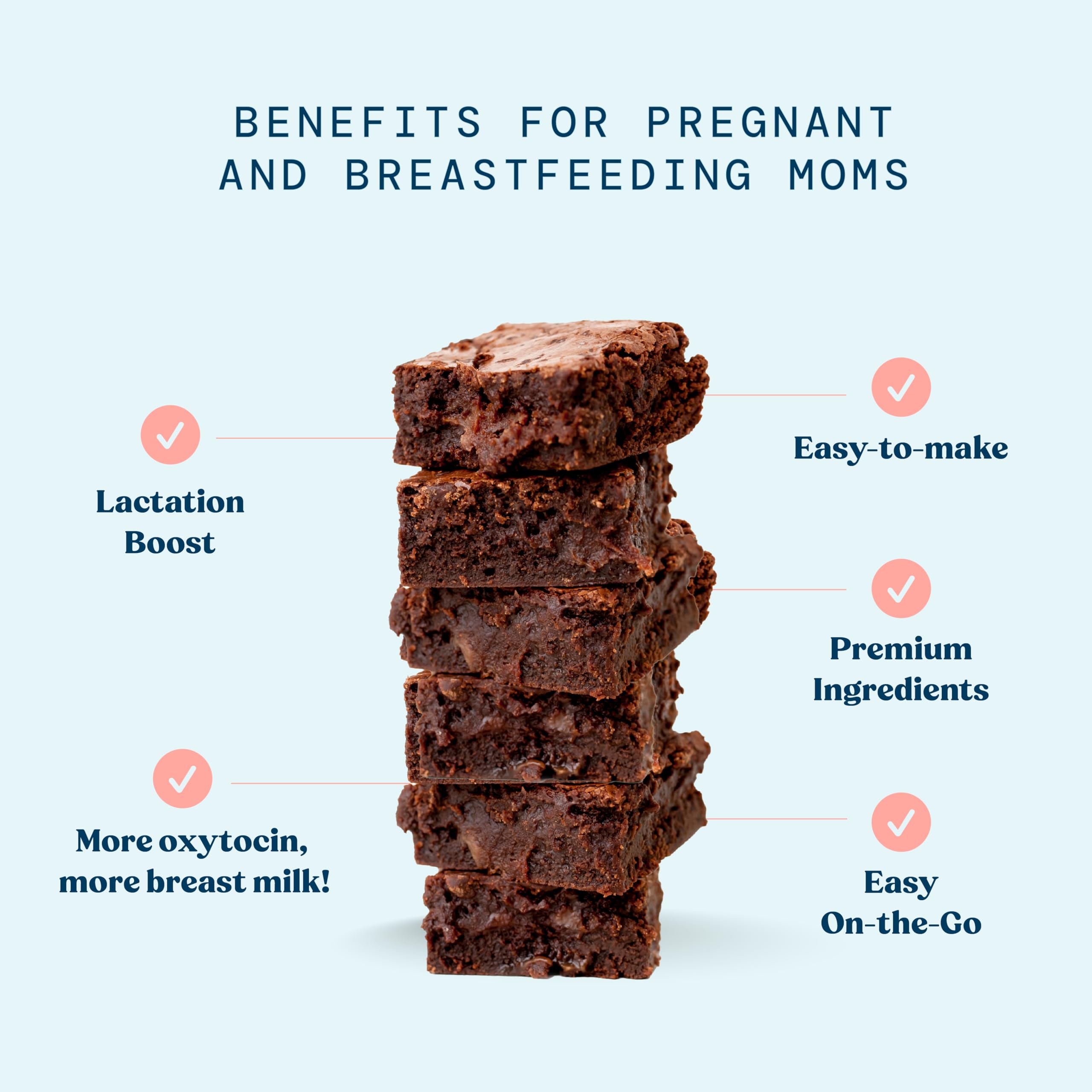 Foto 5 pulgar | Suplemento De Lactancia Lactation Brownie Mix Double Chocolate - Venta Internacional.