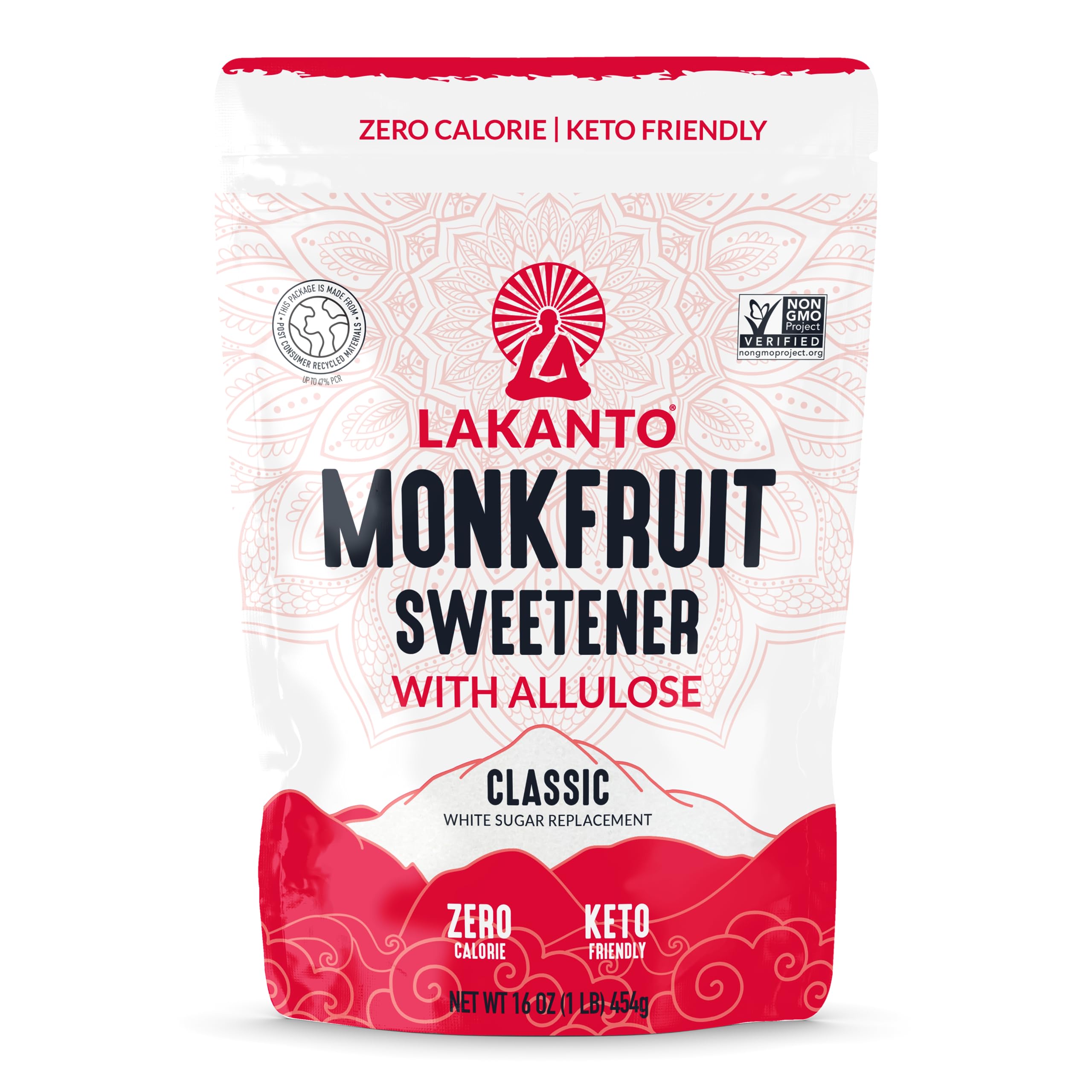 Foto 2 pulgar | Edulcorante Lakanto Classic Monk Fruit Allulose 454 G - Venta Internacional.