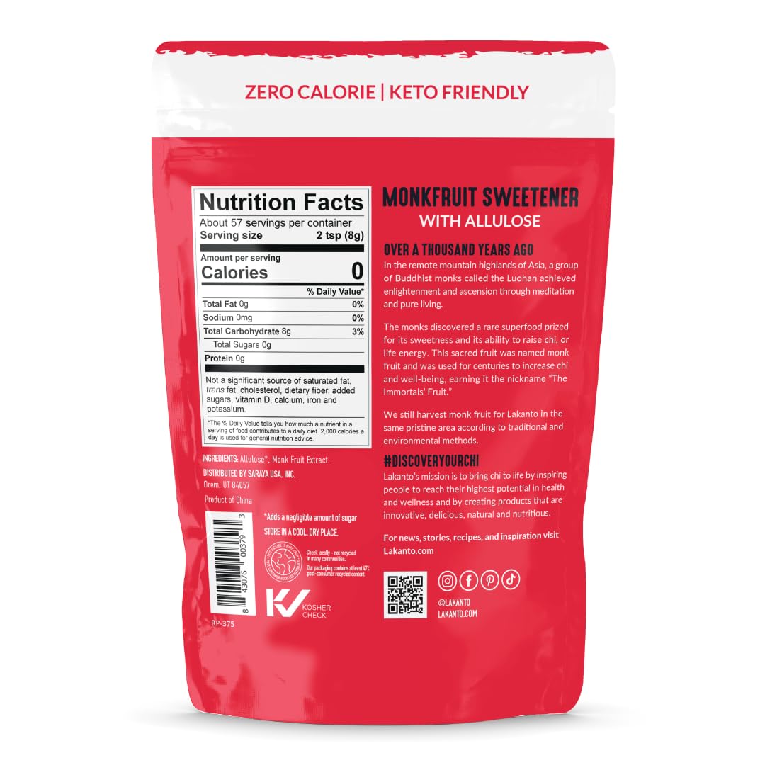Foto 2 | Edulcorante Lakanto Classic Monk Fruit Allulose 454 G - Venta Internacional.