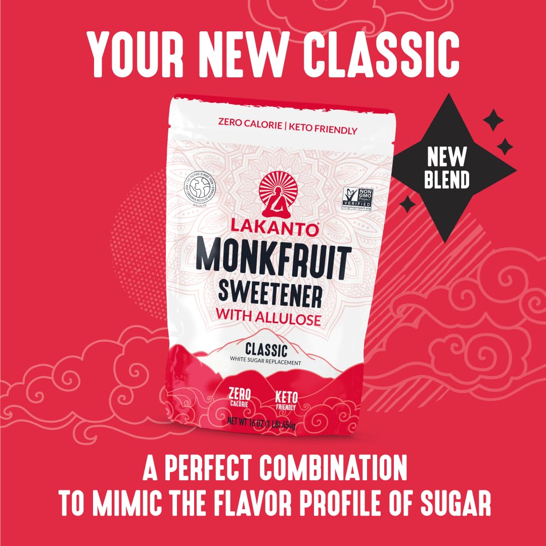 Foto 4 pulgar | Edulcorante Lakanto Classic Monk Fruit Allulose 454 G - Venta Internacional.