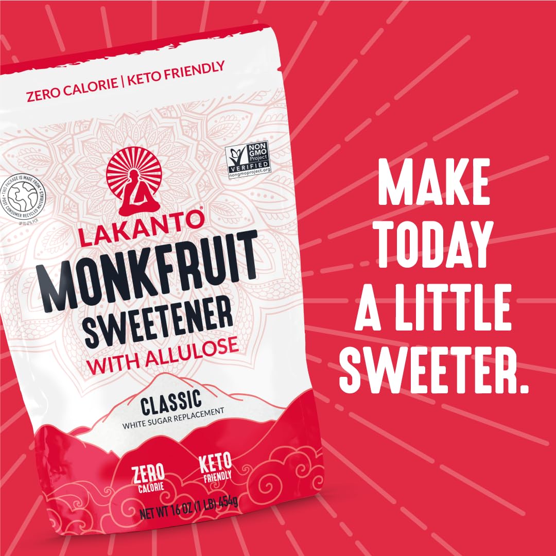 Foto 8 pulgar | Edulcorante Lakanto Classic Monk Fruit Allulose 454 G - Venta Internacional.