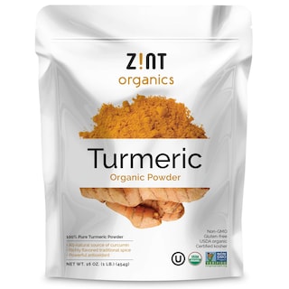 Foto 1 | Polvo De Cúrcuma Zint Organic Raw 454 G Para Cocinar - Venta Internacional.