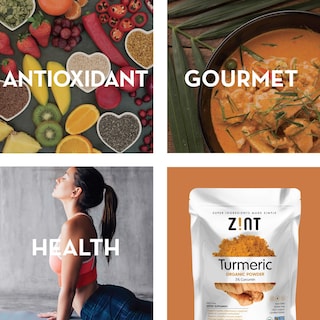 Foto 4 | Polvo De Cúrcuma Zint Organic Raw 454 G Para Cocinar - Venta Internacional.