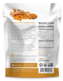 Foto 5 | Polvo De Cúrcuma Zint Organic Raw 454 G Para Cocinar - Venta Internacional.