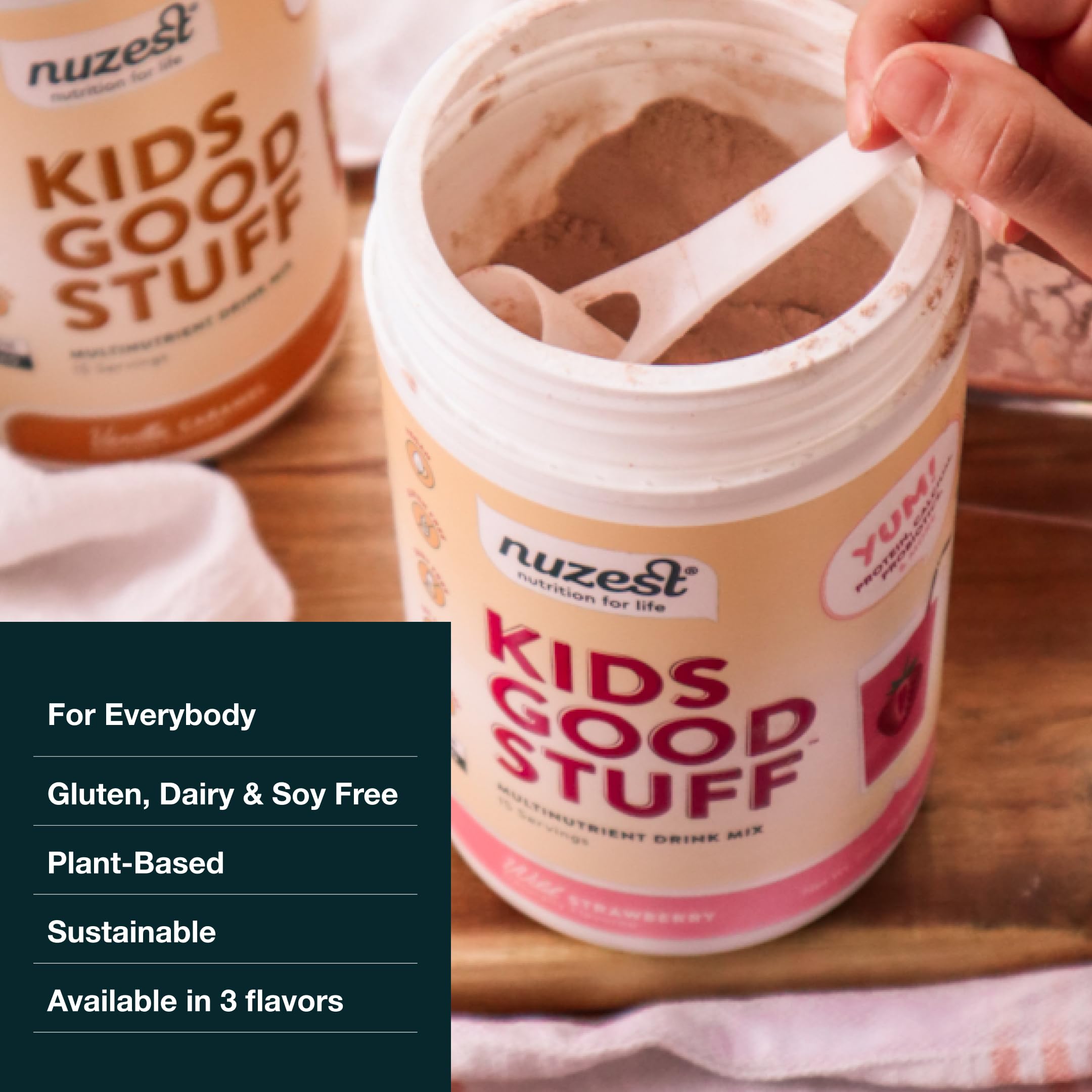Foto 7 pulgar | Suplemento Nuzest Kids Good Stuff Wild Strawberry 225 G - Venta Internacional.