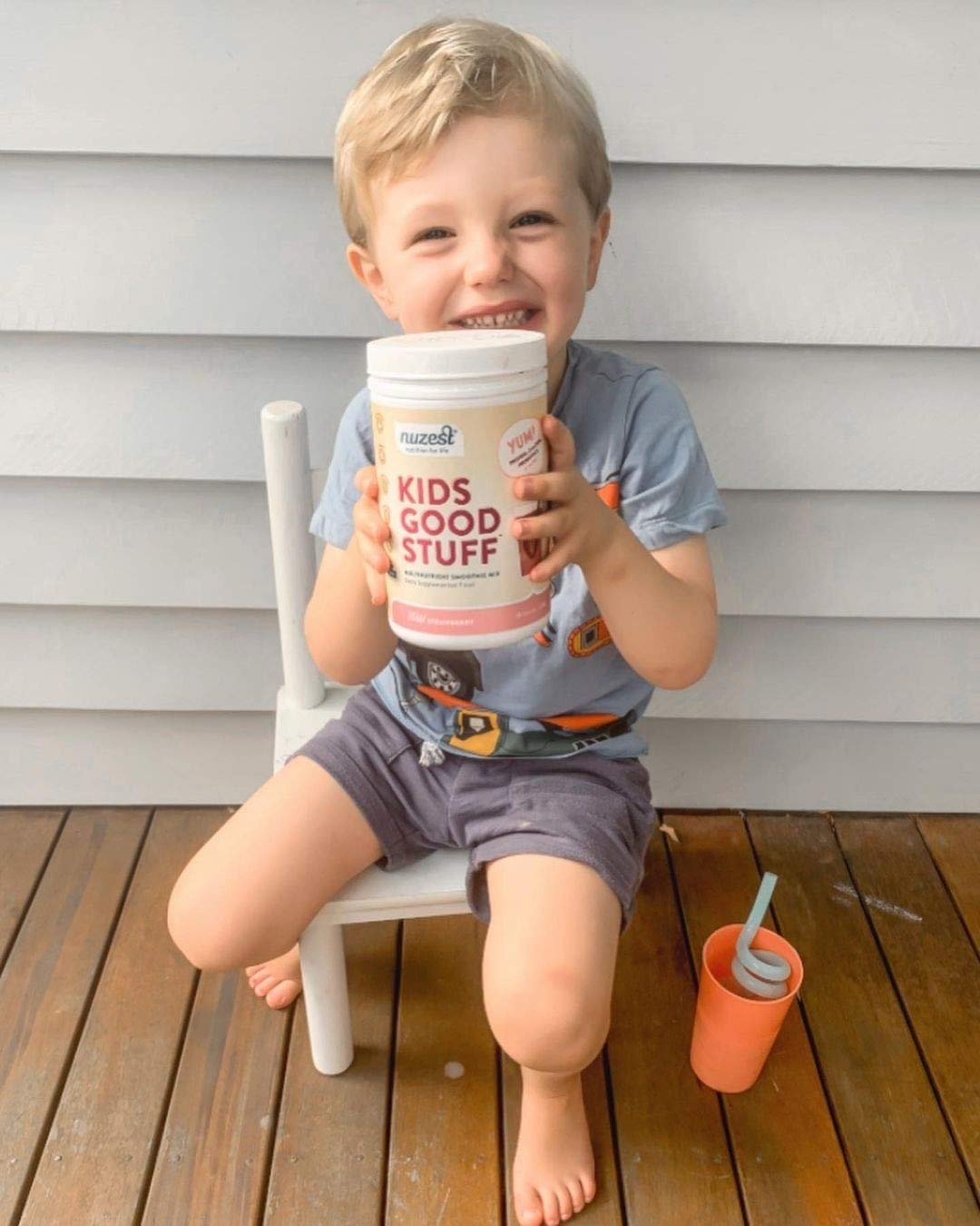 Foto 7 | Suplemento Nuzest Kids Good Stuff Wild Strawberry 225 G - Venta Internacional.
