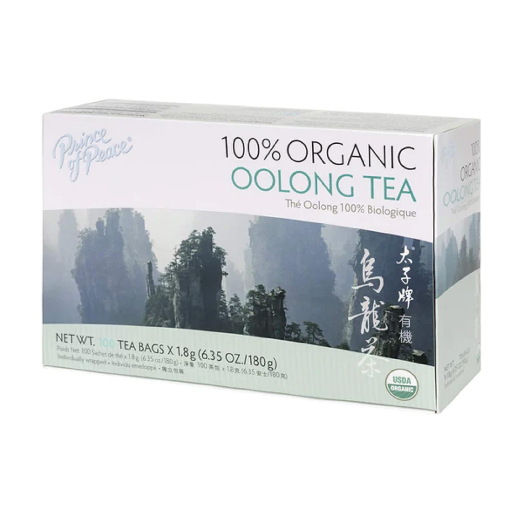 Foto 1 | Tea Prince Of Peace Organic Oolong 100 Bolsitas De Té 100% Orgánico - Venta Internacional.