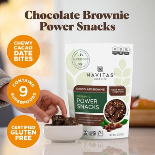 Foto 4 | Snacks Navitas Organics Superfood Power Chocolate Y Cacao 240 Ml - Venta Internacional.