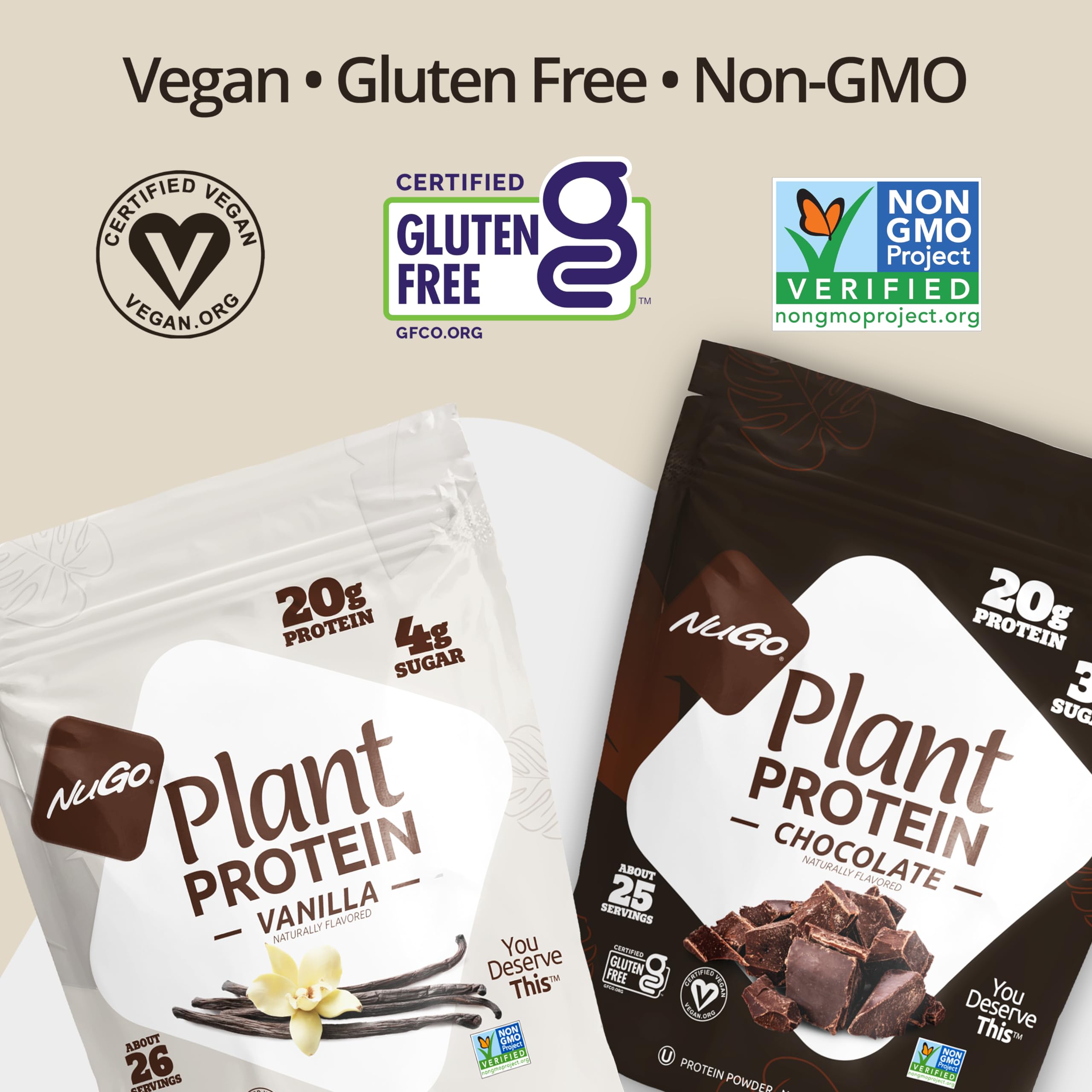Foto 2 | Proteína Vegetal En Polvo Nugo Vanilla  20 G  Vegana  26 Porciones - Venta Internacional.