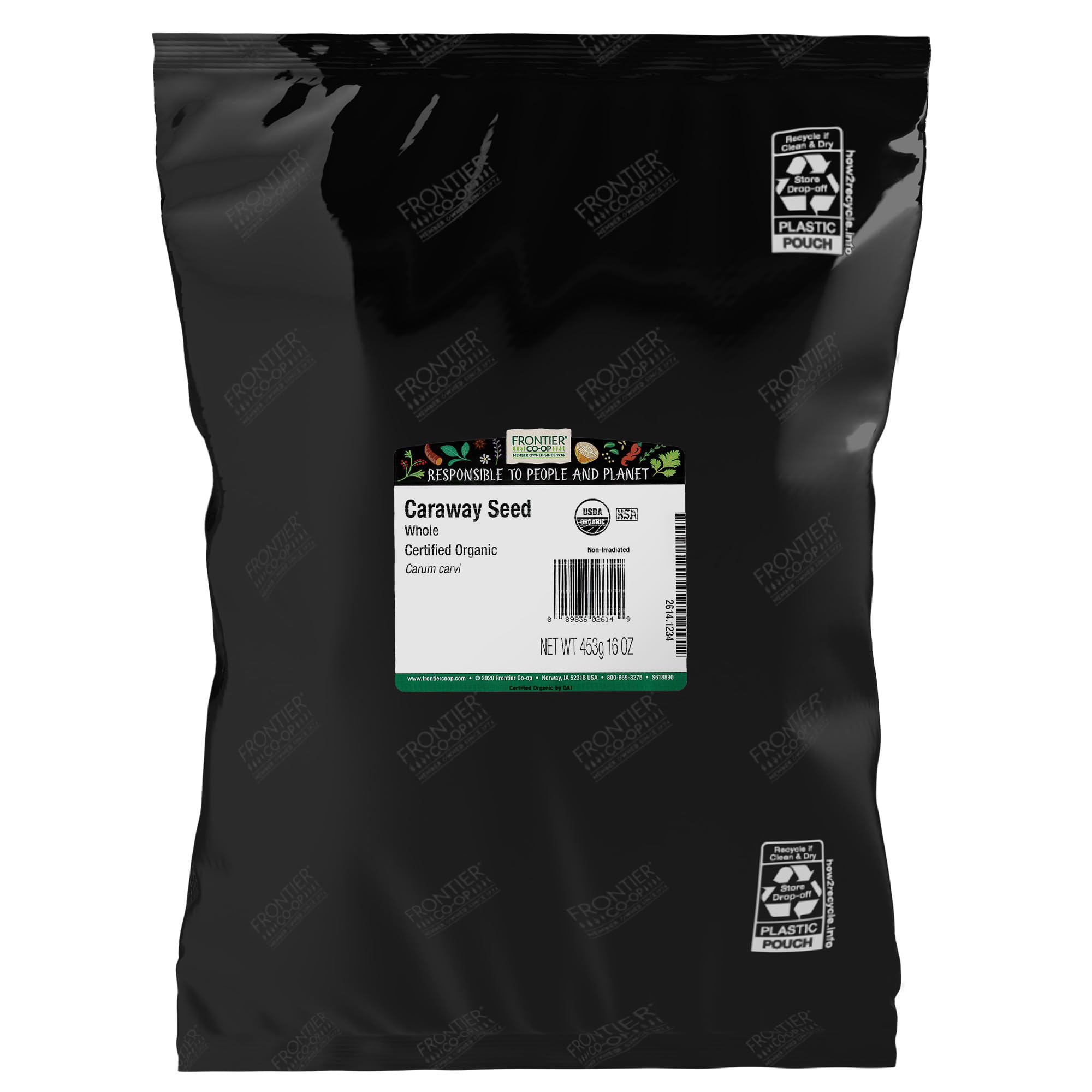 Foto 2 pulgar | Caraway Seeds Frontier Co-op Whole  454 G  Orgánico  Kosher - Venta Internacional.