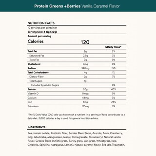 Foto 7 | Superalimento En Polvo Nuzest Protein Greens + Berries 300 G - Venta Internacional.