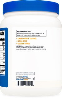 Foto 4 | Aceite De Coco En Polvo Nutricost 454 G (45 Porciones) Sin Ogm Sin Gluten - Venta Internacional.