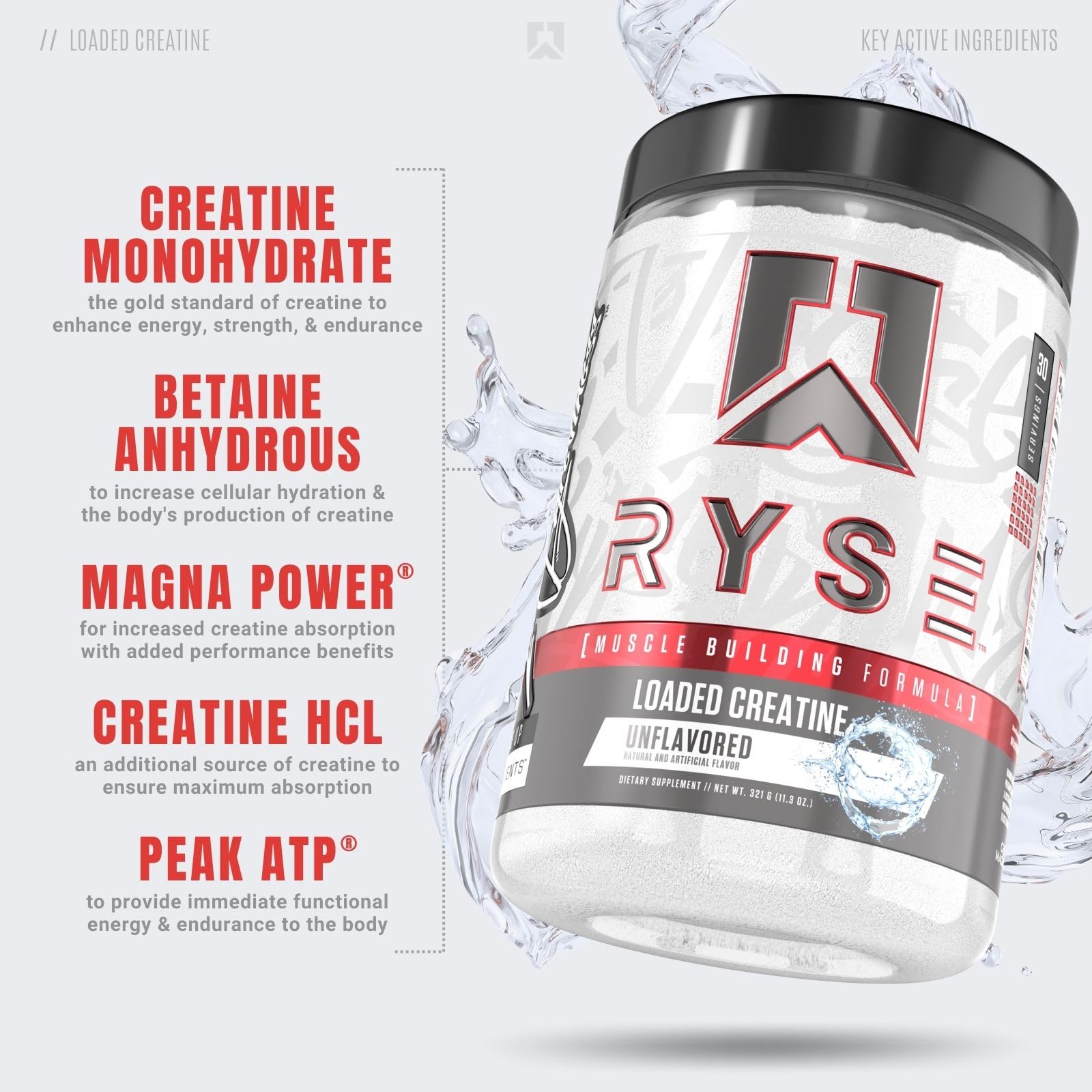 Foto 4 pulgar | Suplemento Ryse Up Loaded Creatina Para El Desarrollo Muscular  30 Porciones - Venta Internacional.