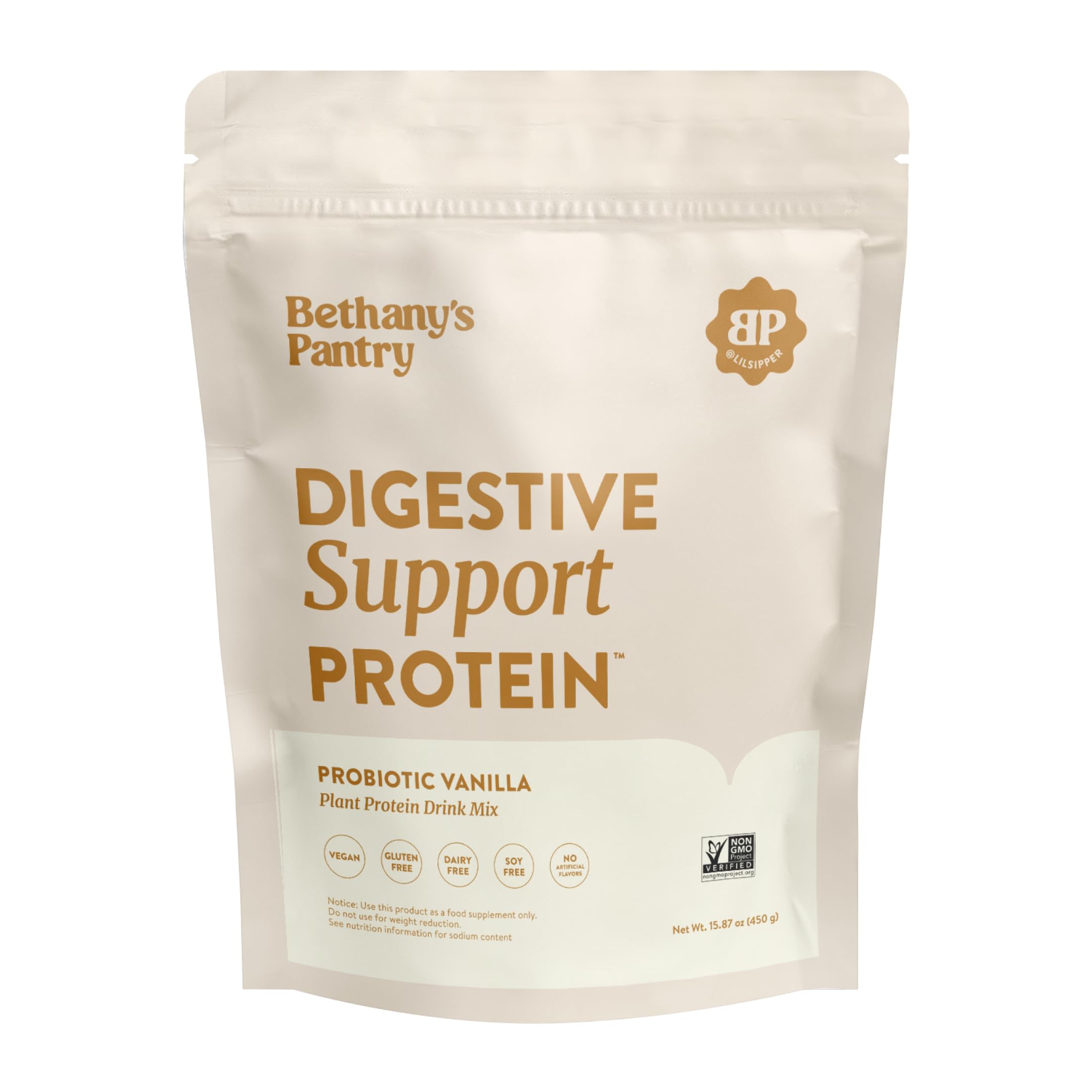 Foto 2 pulgar | Proteína En Polvo Nuzest Bethany's Pantry Digestive Support 454 G - Venta Internacional.