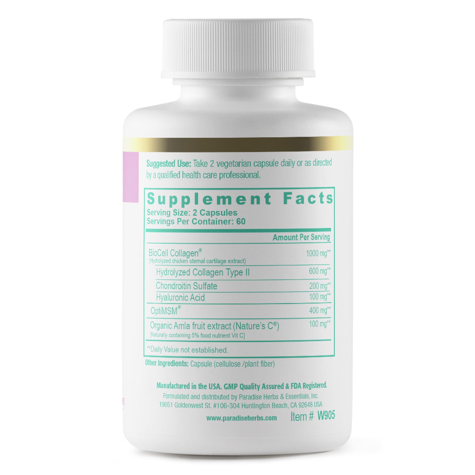 Foto 2 | Suplemento Paradise Whole-woman Collagen 120 Cápsulas - Venta Internacional.