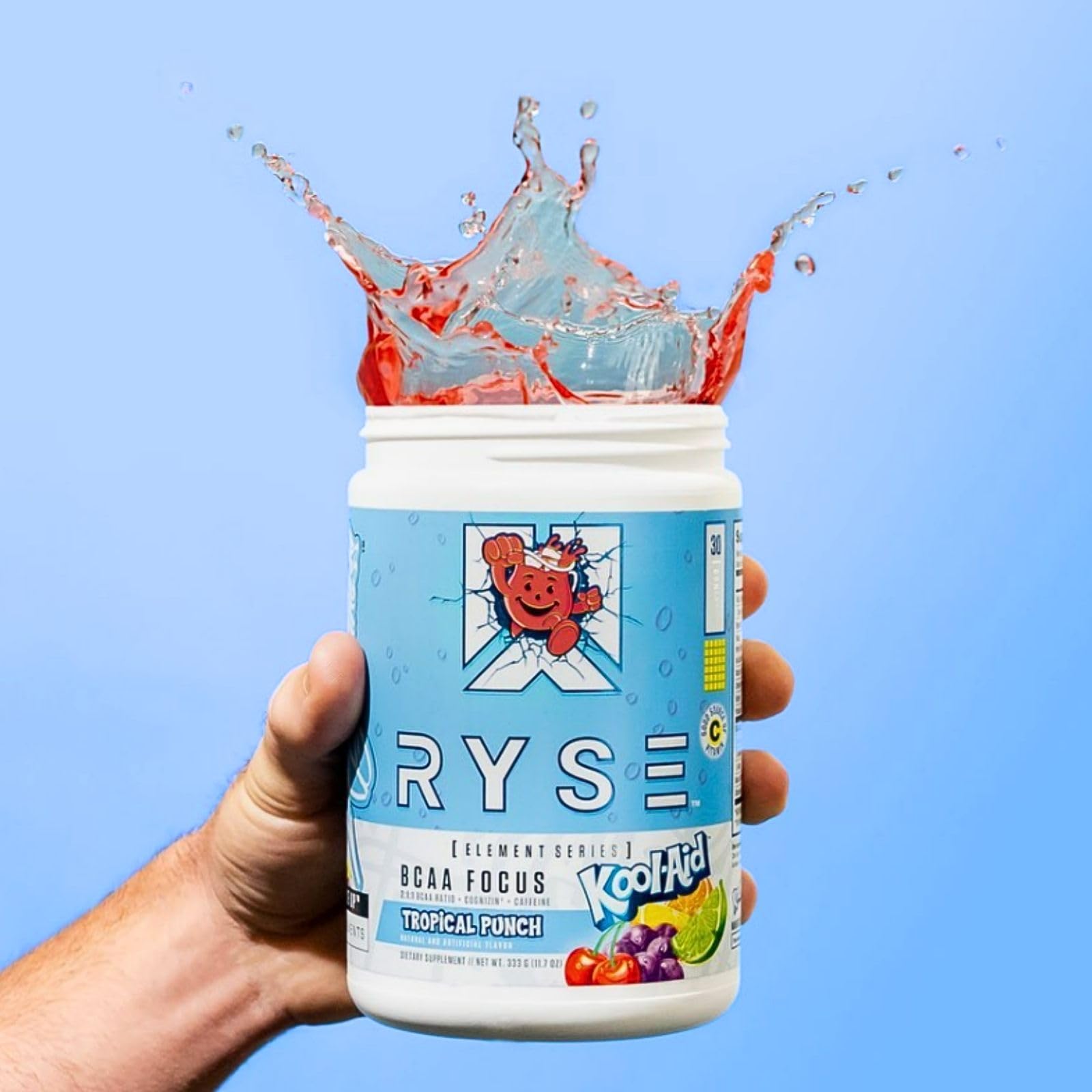 Foto 8 pulgar | Suplemento De Bcaa Ryse Bcaa Focus Kool-aid Tropical Punch 30s - Venta Internacional.