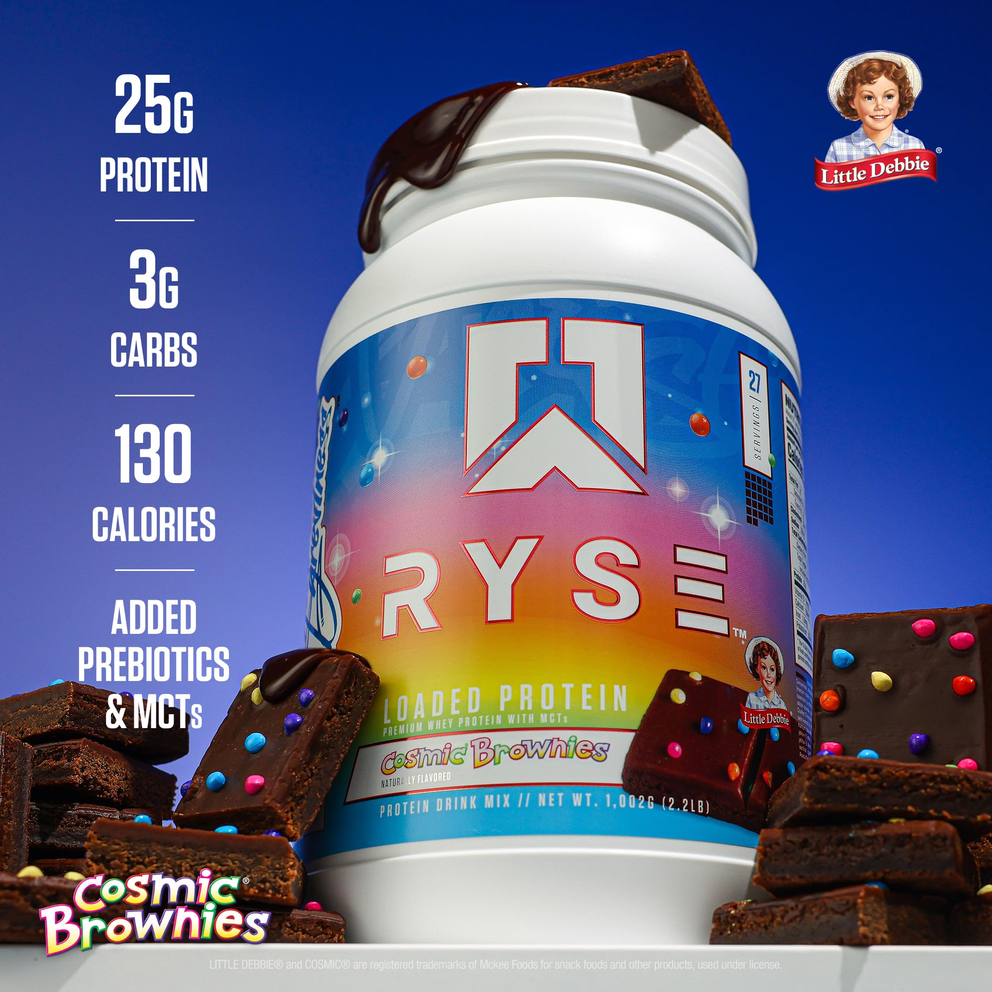 Foto 5 pulgar | Brownie Cosmic Con Proteína En Polvo Ryse Loaded Little Debbie  2 Libras - Venta Internacional.