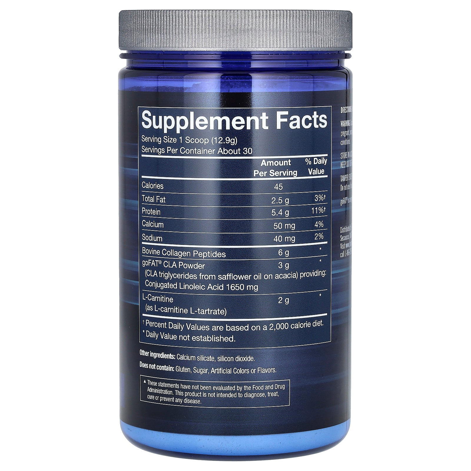 Foto 2 | Suplemento Bodytech Cla  Carnitina  Colágeno Sin Sabor  387 G - Venta Internacional.