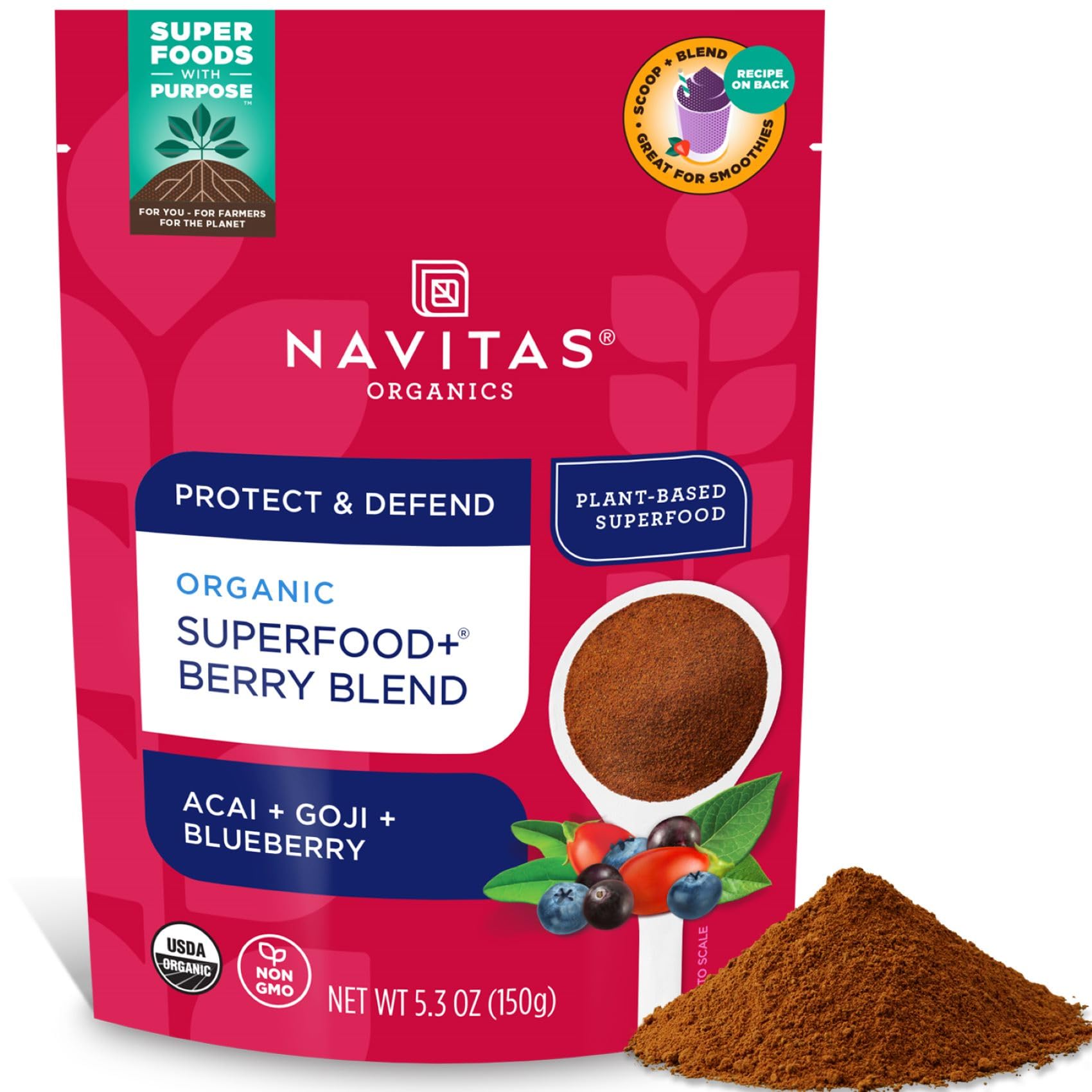 Foto 2 pulgar | Superalimento Navitas Organics Inmune Support  150 G  30 Porciones - Venta Internacional.