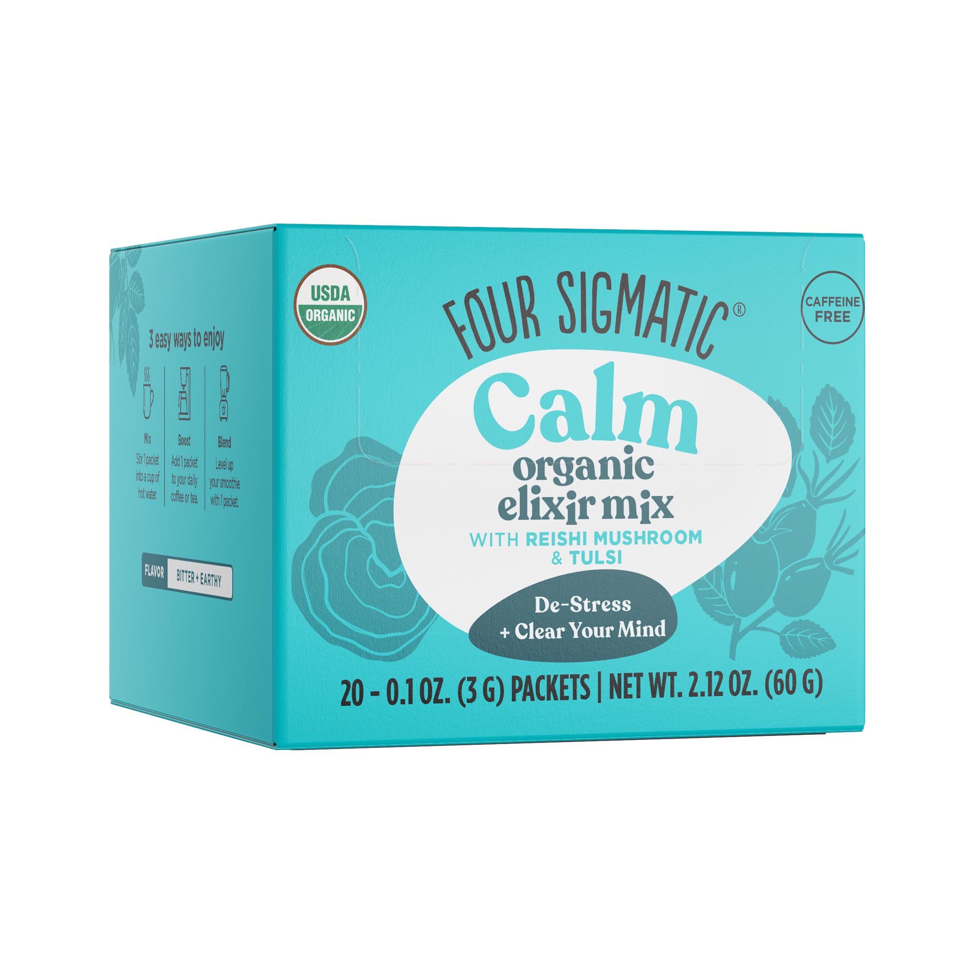 Foto 1 | Elixir Mix Four Sigmatic Reishi  Descafeinado  20 Paquetes - Venta Internacional.