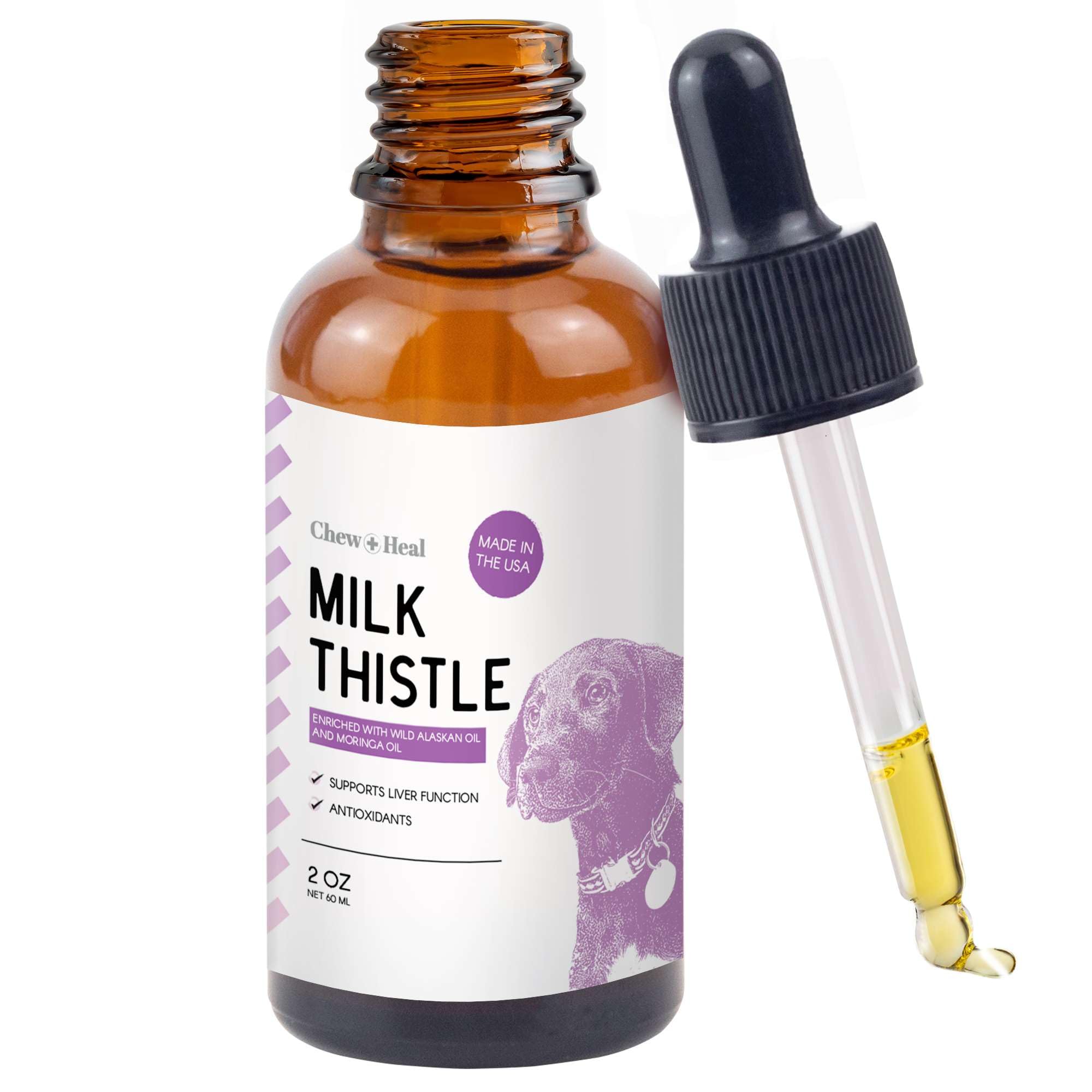 Foto 2 pulgar | Suplemento Chew + Heal Milk Thistle  60 Ml  Para Ayudar Al Hígado De Los Perros - Venta Internacional.
