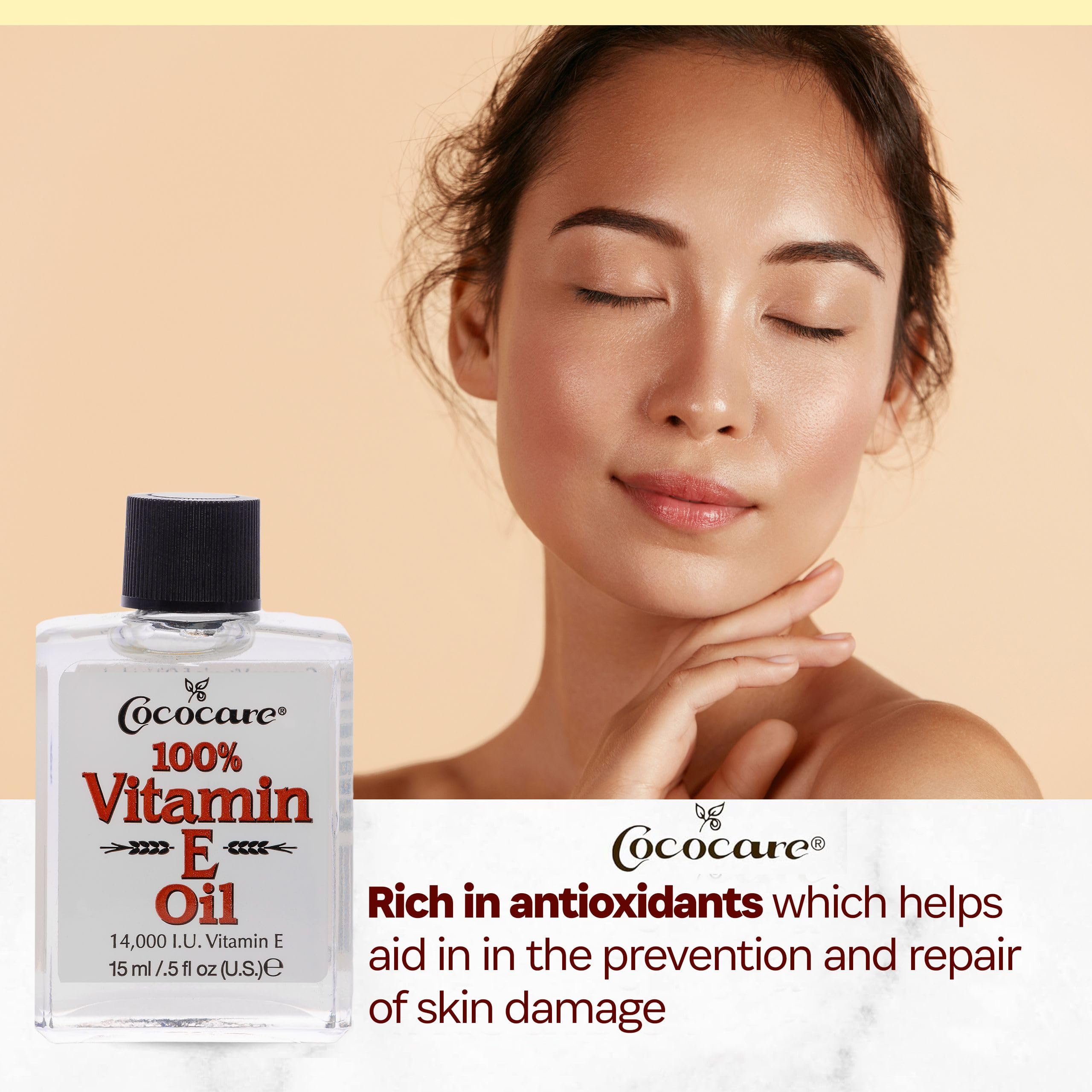 Foto 3 pulgar | Aceite De Vitamina E Cococare 14000 I.u. Hidratante Para La Piel De 15 Ml - Venta Internacional.