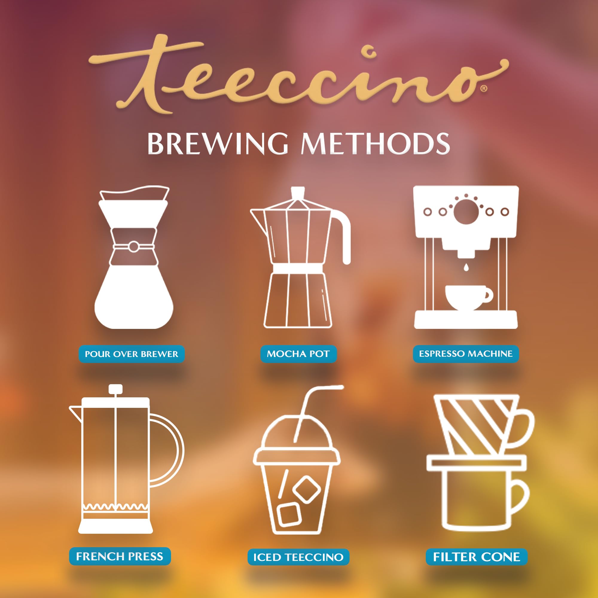 Foto 5 pulgar | Café De Hierbas Teeccino Con Caramelo Y Diente De León  300 Ml  Tostado Medio - Venta Internacional.