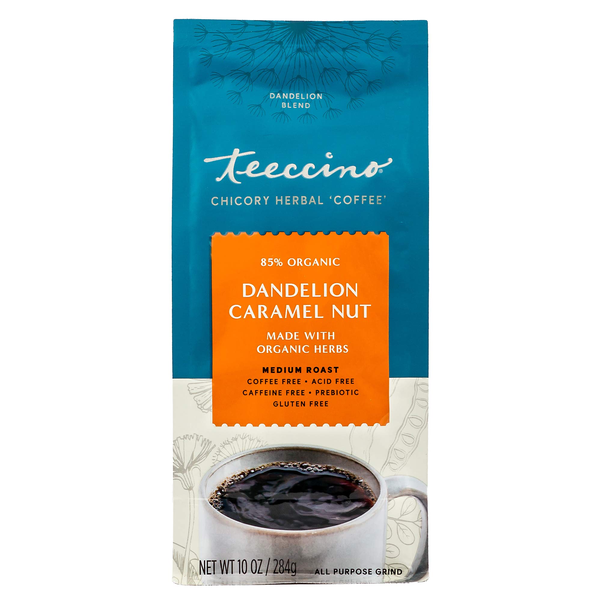 Foto 8 pulgar | Café De Hierbas Teeccino Con Caramelo Y Diente De León  300 Ml  Tostado Medio - Venta Internacional.