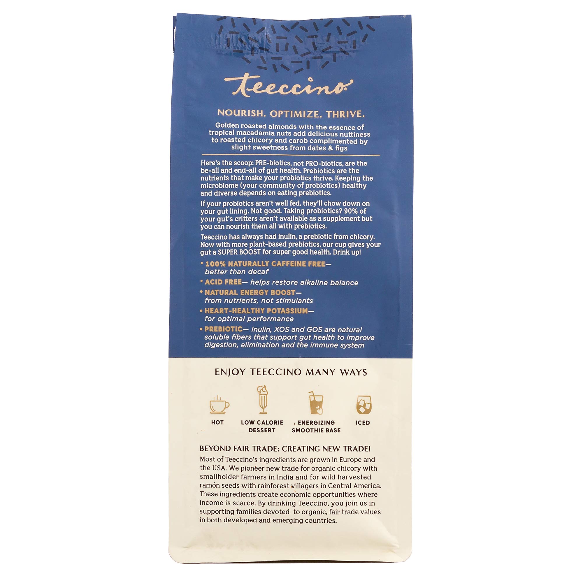 Foto 3 pulgar | Prebiótico Coffee Alternative Teeccino Con Nueces De Macadamia  300 Ml - Venta Internacional.