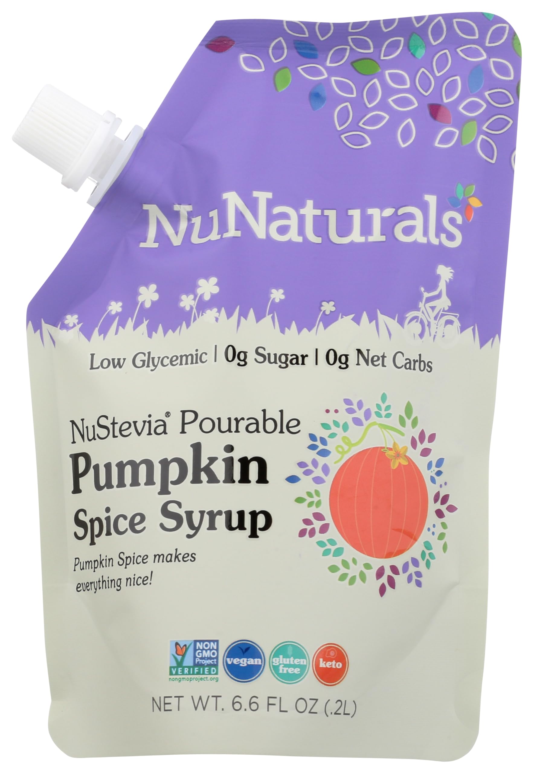 Foto 2 pulgar | Syrup Nunaturals Pumpkin Spice  195 Ml  Extracto Orgánico De Stevia - Venta Internacional.