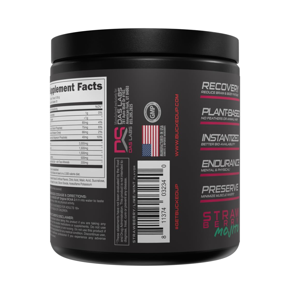 Foto 6 pulgar | Suplemento En Polvo Bucked Up Original Bcaa 2:1:1 30 Porciones - Venta Internacional.