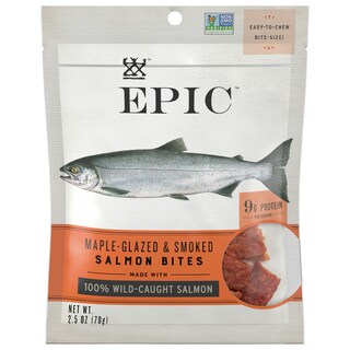 Foto 1 | Salmón De Alaska 100% Capturado En Estado Salvaje Jerky Bites Epic 70 G - Venta Internacional.