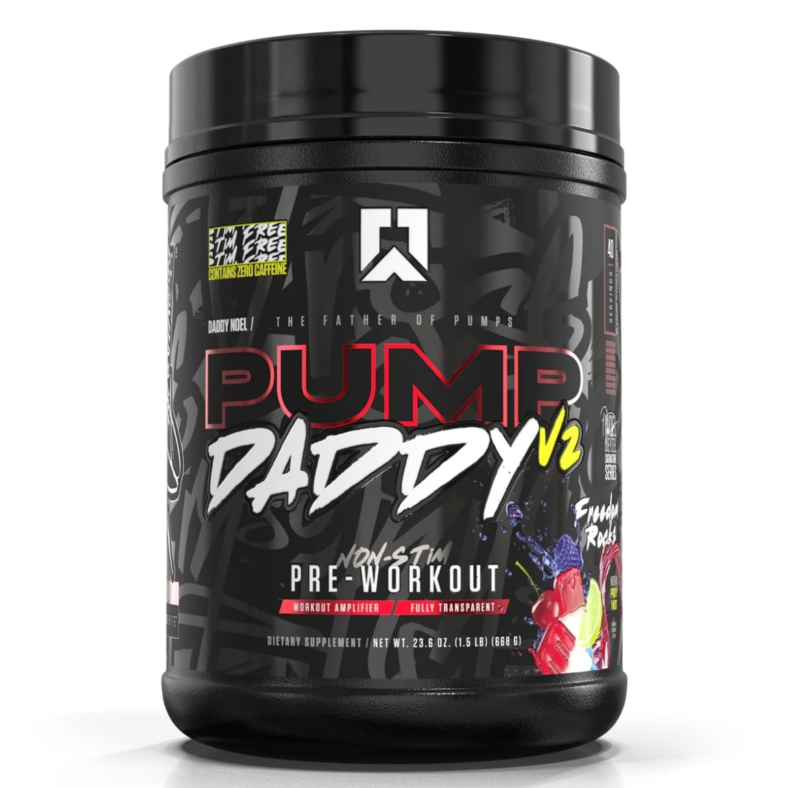 Foto 2 pulgar | Suplemento Ryse Up Pump Daddy V2  Antiestimulante  Preentrenamiento  40 Dosis - Venta Internacional.