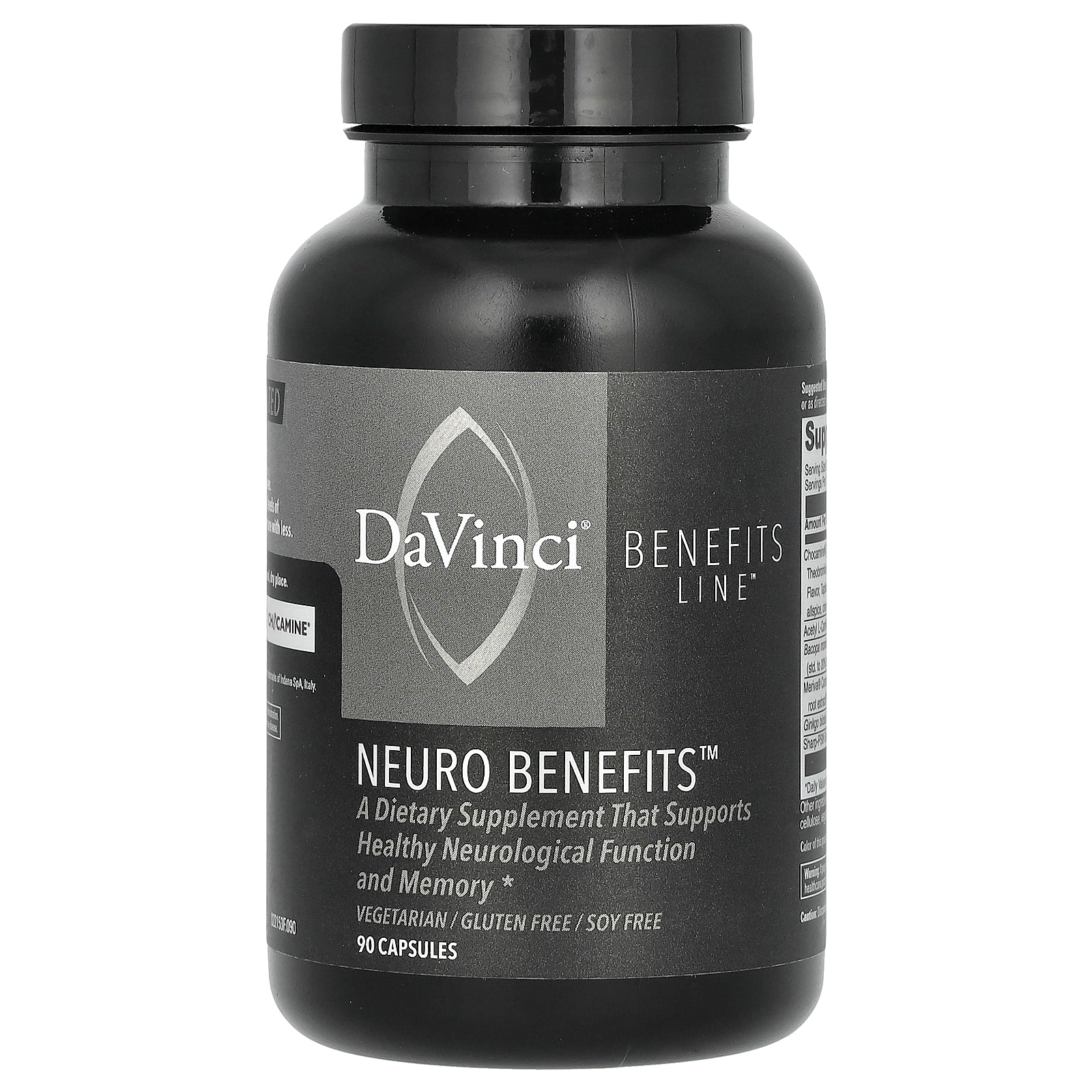 Foto 2 pulgar | Suplemento Neuro Benefits De Davinci Laboratories 90 Cápsulas - Venta Internacional.