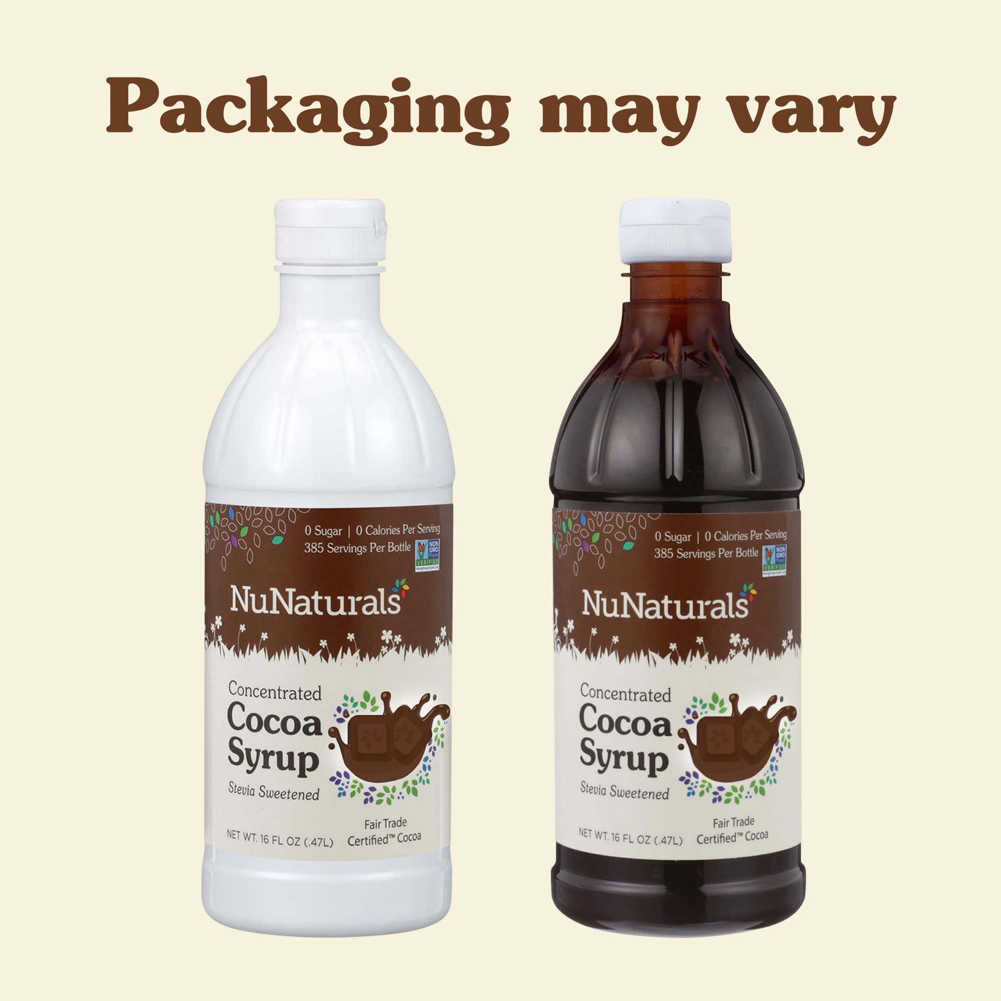 Foto 3 pulgar | Sirope De Stevia Nunaturals Sabor Chocolate 473 Ml Sin Azúcar - Venta Internacional.