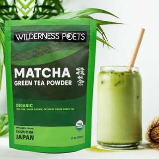 Foto 4 | Té Verde Matcha En Polvo Wilderness Poets 350 Ml De Japón - Venta Internacional.