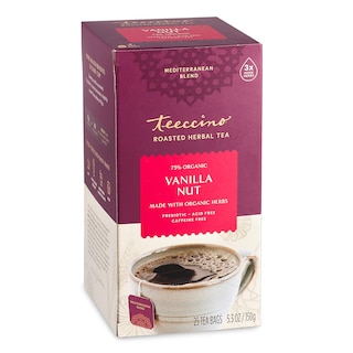Foto 1 | Té De Hierbas Teeccino Vainilla Y Nuez 25 Bolsitas De Té Sin Cafeína - Venta Internacional.