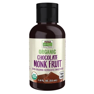 Foto 1 | Chocolate Líquido Orgánico Con Fruta De Monje Edulcorante Now Foods 50 Ml - Venta Internacional.