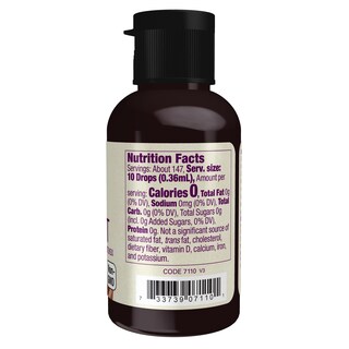 Foto 2 | Chocolate Líquido Orgánico Con Fruta De Monje Edulcorante Now Foods 50 Ml - Venta Internacional.