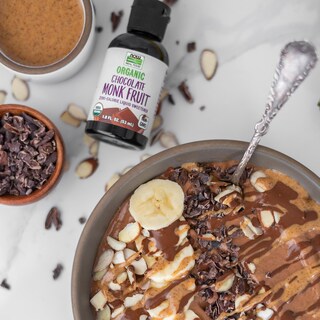 Foto 4 | Chocolate Líquido Orgánico Con Fruta De Monje Edulcorante Now Foods 50 Ml - Venta Internacional.