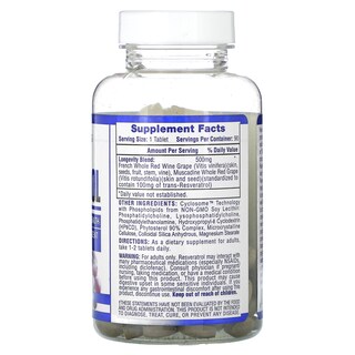 Foto 2 | Suplemento Hi Tech Pharmaceuticals Resveratrol 500 Mg 90 Tabletas - Venta Internacional.