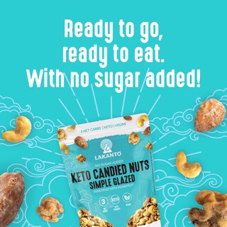 Foto 5 | Frutos Secos Confitados Lakanto Glaseados Simples Sin Azúcar Añadido Veganos 150 G - Venta Internacional.