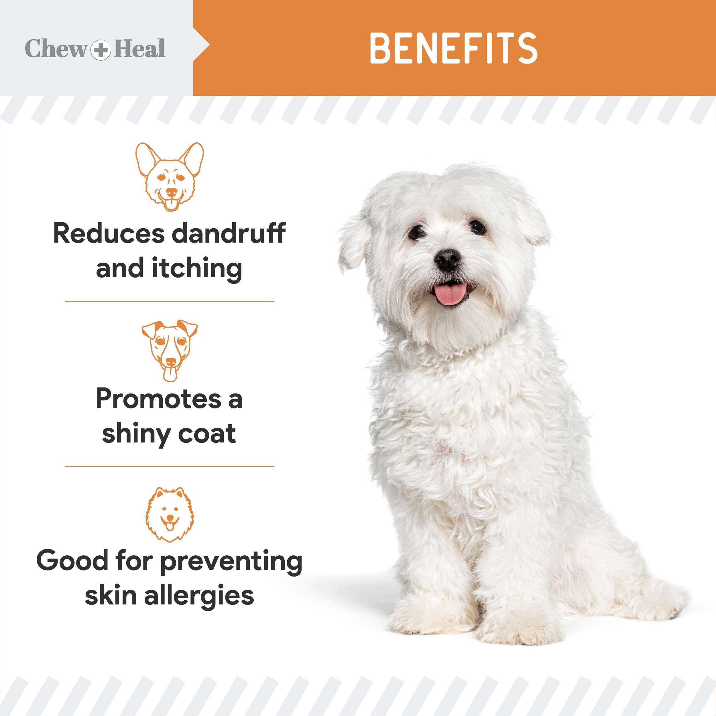 Foto 3 | Suplemento Chew + Heal Omega 3 De Aceite De Pescado 180 Cápsulas Blandas Para Perros - Venta Internacional.