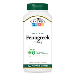 Foto 1 | Suplemento De Fenogreco Del Siglo Xxi 610 Mg 100 Comprimidos - Venta Internacional.