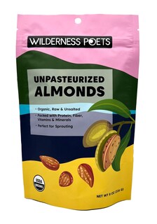 Foto 1 | Almonds Wilderness Poets Sin Pasteurizar Sin Pasteurizar Orgánico 250 Ml - Venta Internacional.